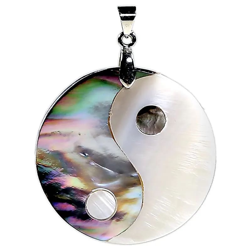 Mother of Pearl Yin Yang Pendant